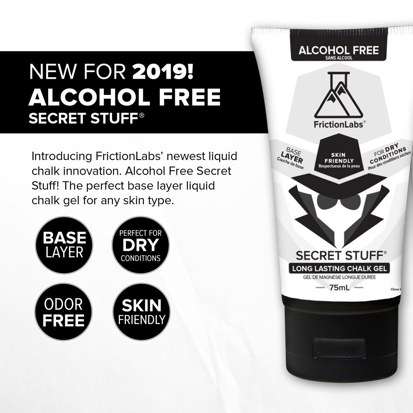 Secret Stuff Chalk Cream "Alcohol Free"